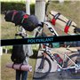 2PCs Sangles Trilancer Réglables avec Revêtement Antidérapant pour Stabiliser Les Vélos avec Système Scratch pour Support à Vélo
