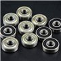GOIYZTTR 30pcs 608ZZ Roulements à Billes, Metal Double Blindage Roulements 8 x 22 x 7mm Roulements Miniatures en Acier au Carbon