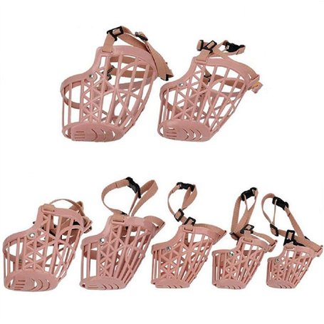 Beikalone Lot de 7 muselières en Plastique pour Chien