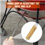onlyfire Flam Tisonnier Cheminée, Racloir Cendre en Acier Inoxydable avec Manche en Bois, Accessoires Cheminé pour Gril de Chemi