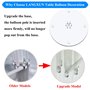 PILIN Kit d'arche de ballons Support d'arche de ballons réutilisable Blanc Ajustable pour les mariages, remises de diplômes, ann