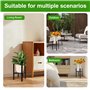 KIMIGO 2 Support de Plantes Réglable,Support de Pots de Fleures en Métal,Support pour Plante pour l'intérieur et l'extérieur ave