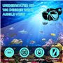 Masque Tuba Anti-Buée Anti-Fuite Masque Snorkeling Adulte 180