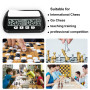 ​​USHOP Horloge d'échecs Professionnelle​​,Minuteur d'échecs numérique Multifonction​​ – Compte à rebours/Bonus/délai,Commandes 