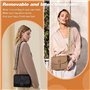 2 Pièces Bandoulière Bandouliere Sac Réglable 80-130cm Lanière Anse d'épaule, Sangle de Sac à Main Remplacement 3.8cm de Large S