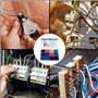 800 Pièces Kit de Tubes Thermorétractables pour Câblage, Gaine Thermorétractable à Double Paroi pour Câble Isolation électrique 