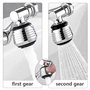 ZIOYA 2 pièces Aérateur de Robinet Rotatif à 1080° Mousseur Robinet Cuisine Extension Filtre Embout Robinet 2 Modes Adaptateur P
