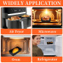 Moule Air Fryer, Accessoires pour friteuse à air pour Ninja Foodi Flexdrawer 10.4L AF500EU, 3-Piece Set, Tapis de silicone pour 