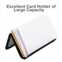 Lot de 6 porte-cartes de visite en maille métallique Porte-cartes de visite portable - Pour bureau, bureau, carte nom, carte de 