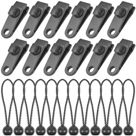 12 Ensembles de Kits de Clips de bâche
