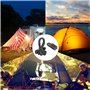 12 Ensembles de Kits de Clips de bâche, Clip de Verrouillage Robuste, Clip de Tente avec élastique sphérique pour Camping Bâches