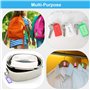 Coideal Porte Clef Etiquette en Plastique - 30 Pièces Porte Clés Étiquettes Couleur Porte Clé Identification et Anneau 6 Couleur
