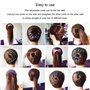 Double Peignes De Cheveux Perles Pinces Peignes De Cheveux Extensible Pince À Cheveux Extensible Élégants Coiffure Diy Peignes À