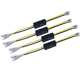 Kardne Lot de 4 décodeurs de clignotant LED pour moto