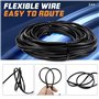 Yuanjoy 7 Fils Mètres x 0.5 MM²Câble remorque de voiture cable électrique rond 7 conducteurs pour 12v 24v véhicule systèmes câbl