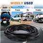 Yuanjoy 7 Fils Mètres x 0.5 MM²Câble remorque de voiture cable électrique rond 7 conducteurs pour 12v 24v véhicule systèmes câbl
