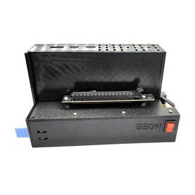 Station d'accueil externe pour carte graphique GPU + alimentation 550 W 100 W PD