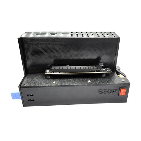 Station d'accueil externe pour carte graphique GPU + alimentation 550 W 100 W PD