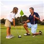 HOLEMZ Tees de Golf Durable Bois de Couleur Tees Incassables Différentes Tailles Long Court Accessoires Portable pour Entraîneme