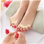 Séparateurs D'Orteils en Silicone 18 Pièces Separateur Pedicure Marguerite Fleur Diviseur Entretoises Réutilisable Professionnel