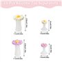 Séparateurs D'Orteils en Silicone 18 Pièces Separateur Pedicure Marguerite Fleur Diviseur Entretoises Réutilisable Professionnel