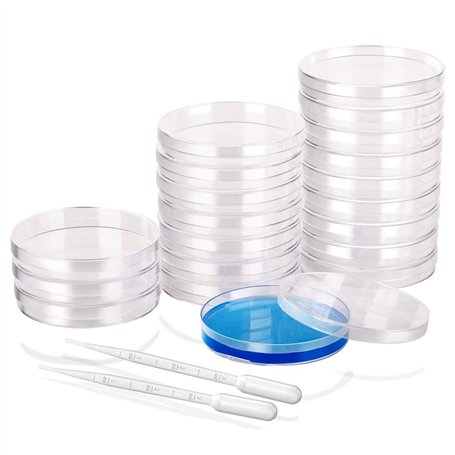 20 pcs Petri Dishes