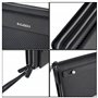 Balidiya Sac à main en cuir pour homme avec porte-cartes et 2 fermetures éclair - Noir - 02 - Portefeuille de voyage, Noir-02, P