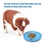 Feixun Flyer Jouet pour Chien, Lot de 2, (Rouge + Bleu) 19,1 cm