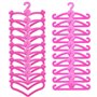 Lot de 20 cintres en plastique rose pour vêtements de poupée Barbie 29