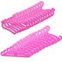 Lot de 20 cintres en plastique rose pour vêtements de poupée Barbie 29,2 cm