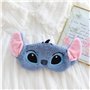 HOOKTA Stitch Masque de sommeil 3D avec bande élastique en peluche douce et flanelle pour dormir, voyager, cache-yeux pour garço
