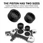 Piston de Frein à Disque hydraulique pour vélo - Dissipe la Chaleur - for Shimano Zee M640 M810 M820 M7120 M8020 M8120 M9120