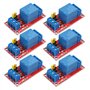 HALJIA Lot de 6 modules de relais à 1 canal avec isolation optocoupleur