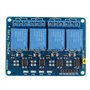 HALJIA Lot de 3 modules de relais à 4 canaux – Carte d'extension MCU universelle avec optocoupleur compatible avec R3 2560 Proje