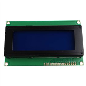 HALJIA Module LCD 5 V 2004A écran bleu 20 x 4 caractères LCD module bouclier rétroéclairage bleu compatible avec Arduino