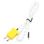 HALJIA Lot de 5 Sondes Thermocouple Numériques De 1 m De Type K Plage De Mesure -50~400 °C