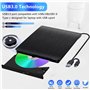 Graveur Enregistreur DVD Externe Ultra Slim Portable pour PC