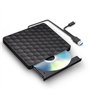 XIAOXIN Lecteur CD/DVD Externe USB 3.0 et Type C Portable DVD-RW Graveur CD