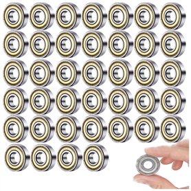Tkxjry 40 Pièces 608 ZZ Roulement a Bille