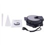 RjcdOPL Gaufrier à Cornets de Glace 1200W, Machine à Cônes de Glace avec Revêtement Antiadhésif, Température Réglable 150 à 200℃