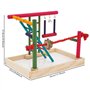 Terrain de Jeux pour Perroquet avec Balançoire