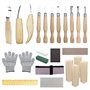 Traxenta Couteau Sculpture Bois Set