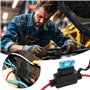 Gvolatee Porte Fusible 12V(6Pcs), Moto Porte 12V Standard Porte-Fusible Voiture, Fusibles pour Auto Étanche, Support Etanche Ada