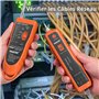 Testeur de Câble Réseau, Proster Testeur RJ45 Traceur de Câble Électrique RJ45 RJ11 avec Écouteur Portable Testeur de Câble Télé