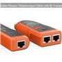 Testeur de Câble Réseau, Proster Testeur RJ45 Traceur de Câble Électrique RJ45 RJ11 avec Écouteur Portable Testeur de Câble Télé