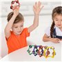 Lot de 4 tambourins portables à double rangée portables montables et légers en demi-lune pour musiciens, chanteurs et groupes
