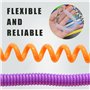 Porte-Clés en Spirale Extensible