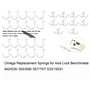 Lot de 10 paires de ressorts de rechange pour couteau de poche 940/535/555/556/557/707/533/15031 Griptillian Mini