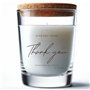 SINCERO HOME Bougie Parfumée 'Thank you' – Cire de Soja