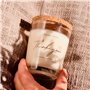 SINCERO HOME Bougie Parfumée 'Thank you' – Cire de Soja, Parfum Chocolat, Écologique, Faite à la Main, Parfaite pour Exprimer la